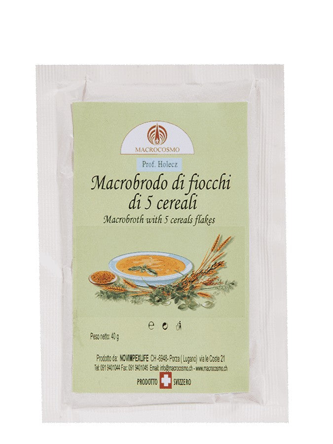 Bustine Macrobrodo con fiocchi di 5 cereali