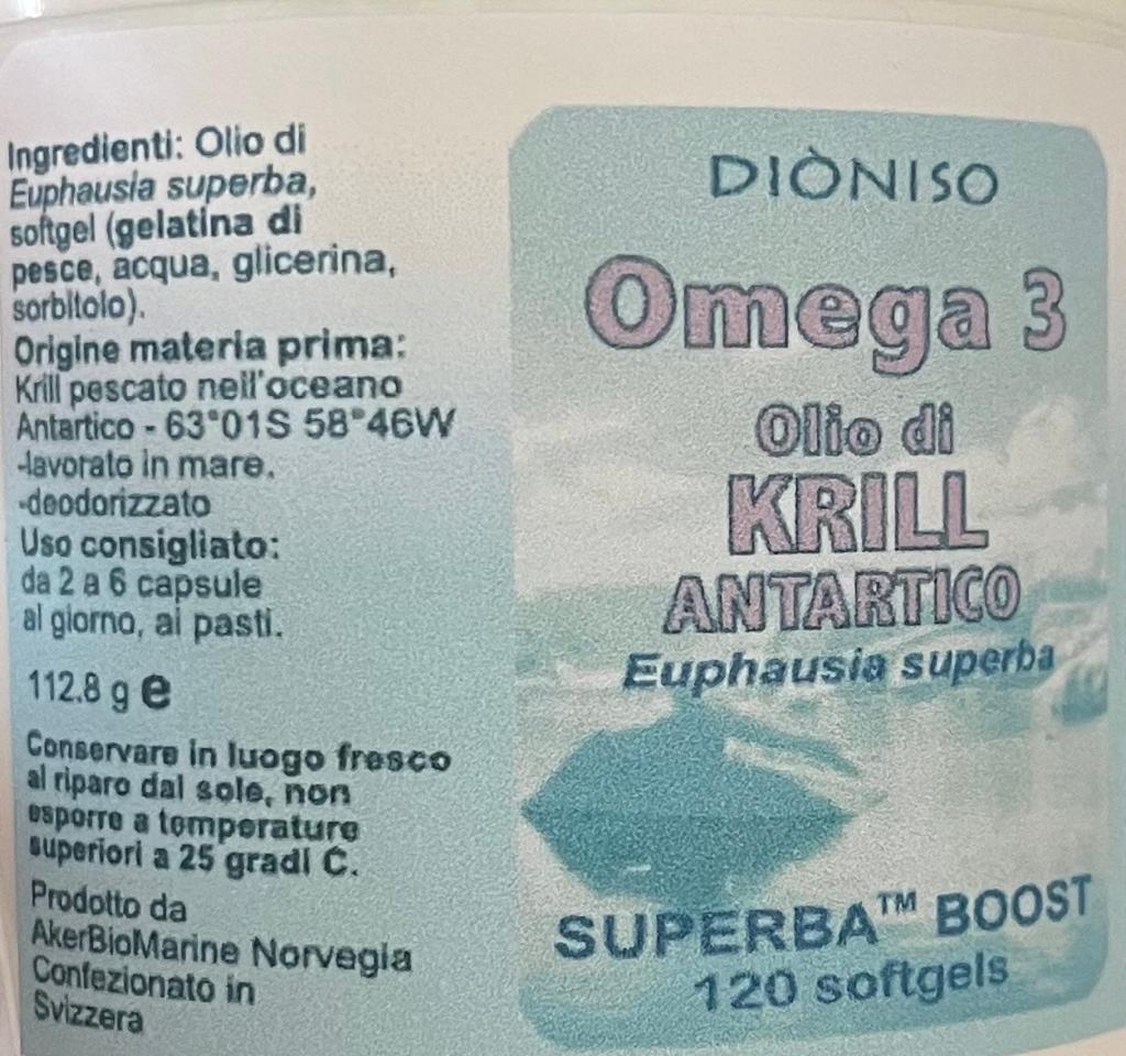 Omega 3 olio di krill antartico