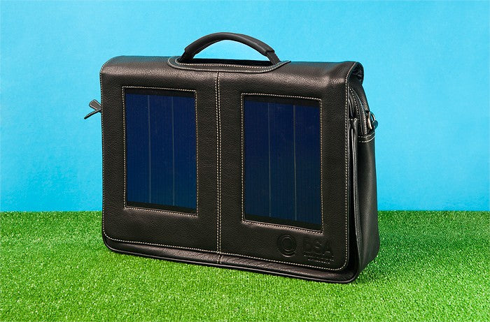 Eco-leather solarbag with handle - e-shop: www.swiss-choice.com - BSA Distributor