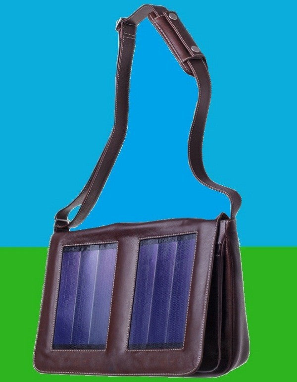 Sac solaire à bandoulière en cuir écologique - e-shop: www.swiss-choice.com - BSA Distributor